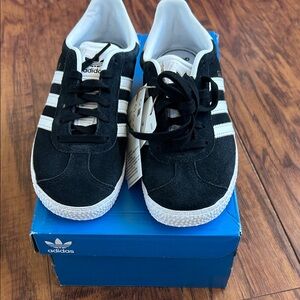 Adidas Kids Black and White Sneakers
